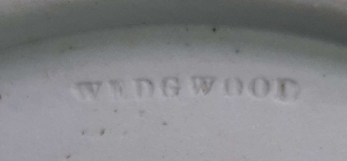 ANTIQUE DARK BLUE WEDGWOOD JASPERWARE JUG