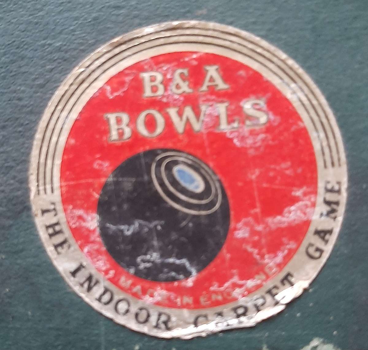 SET OF BANDA INDOOR CARPET BOWLS IN ORIGINAL BOX