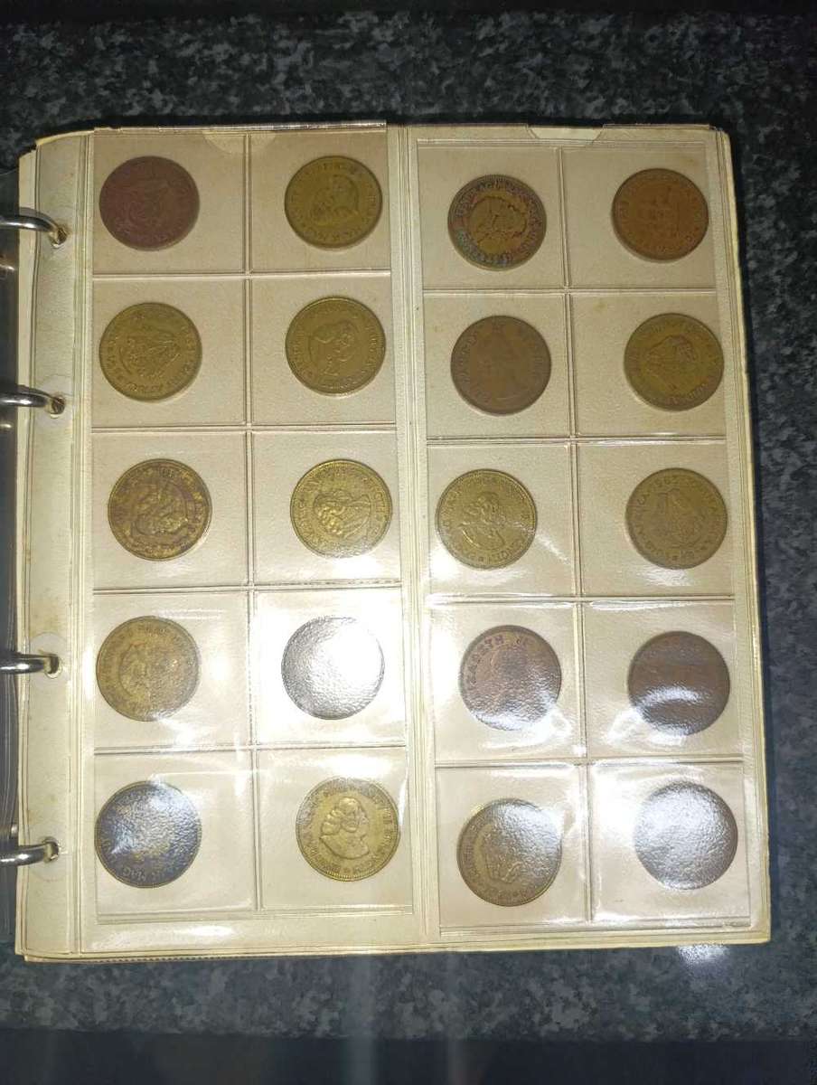 Coin Album with 100 coins