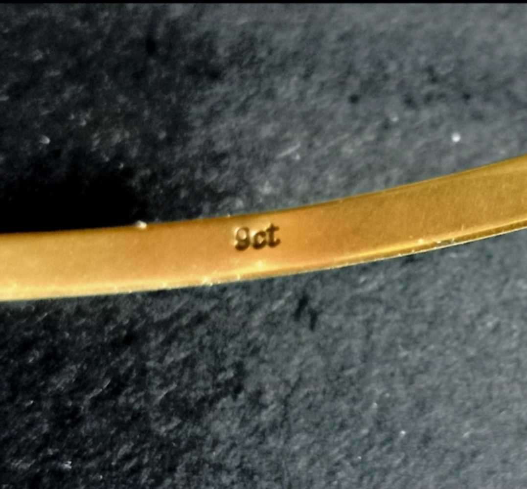 9ct Gold 3mm Bangle