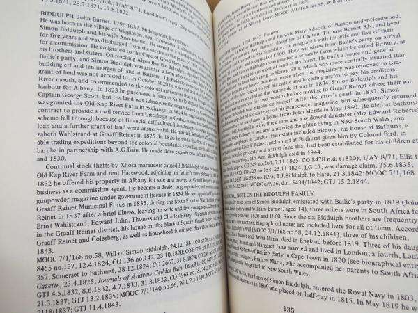 Bailies Party of 1820 Settlers - M.D. Nash