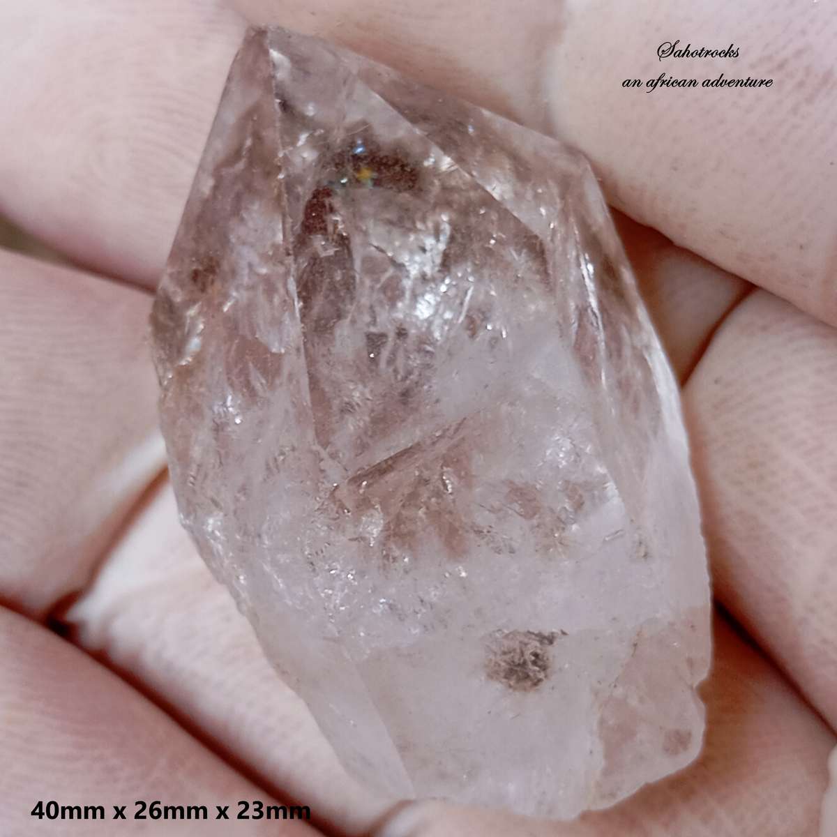 Brandberg quartz - Goboboseb region Namibia