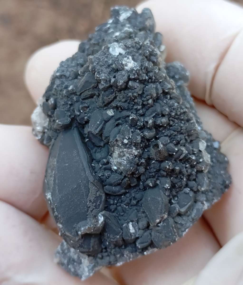 Pyrite and calcite - Tenke Fungurume mine DRC Congo