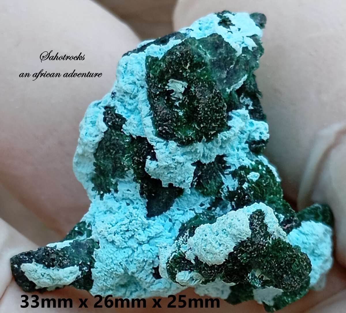Malachite chrysocolla - Kakanda deposit DRC Congo