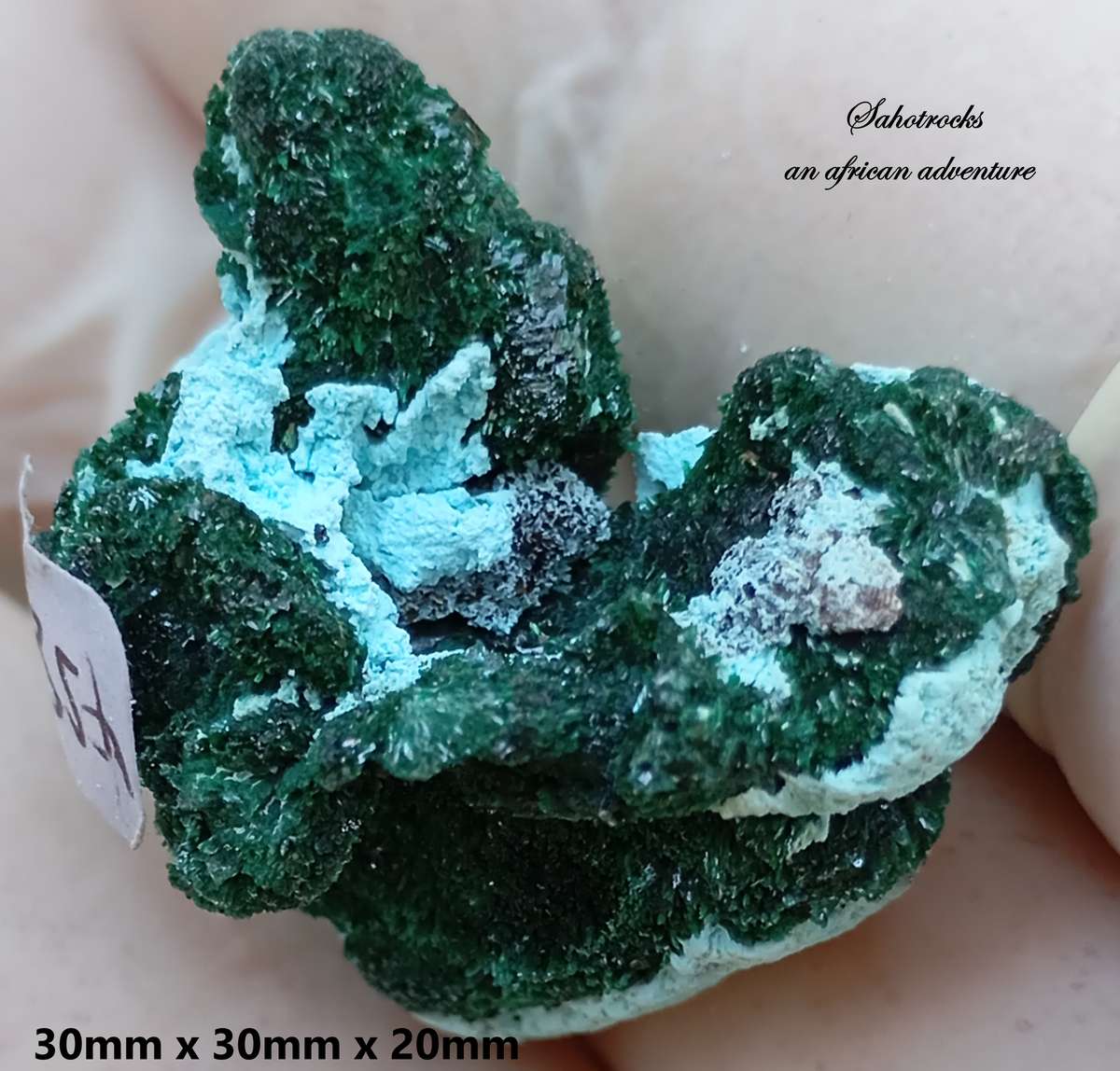 Malachite chrysocolla - Kakanda deposit DRC Congo