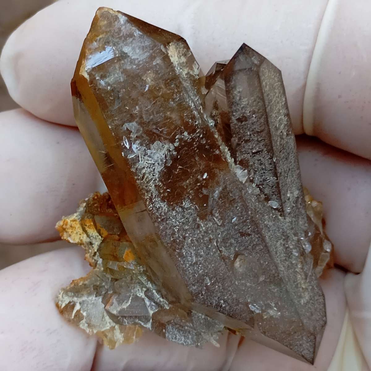 Hematite quartz - Orange River Steinkopf N Cape South Africa