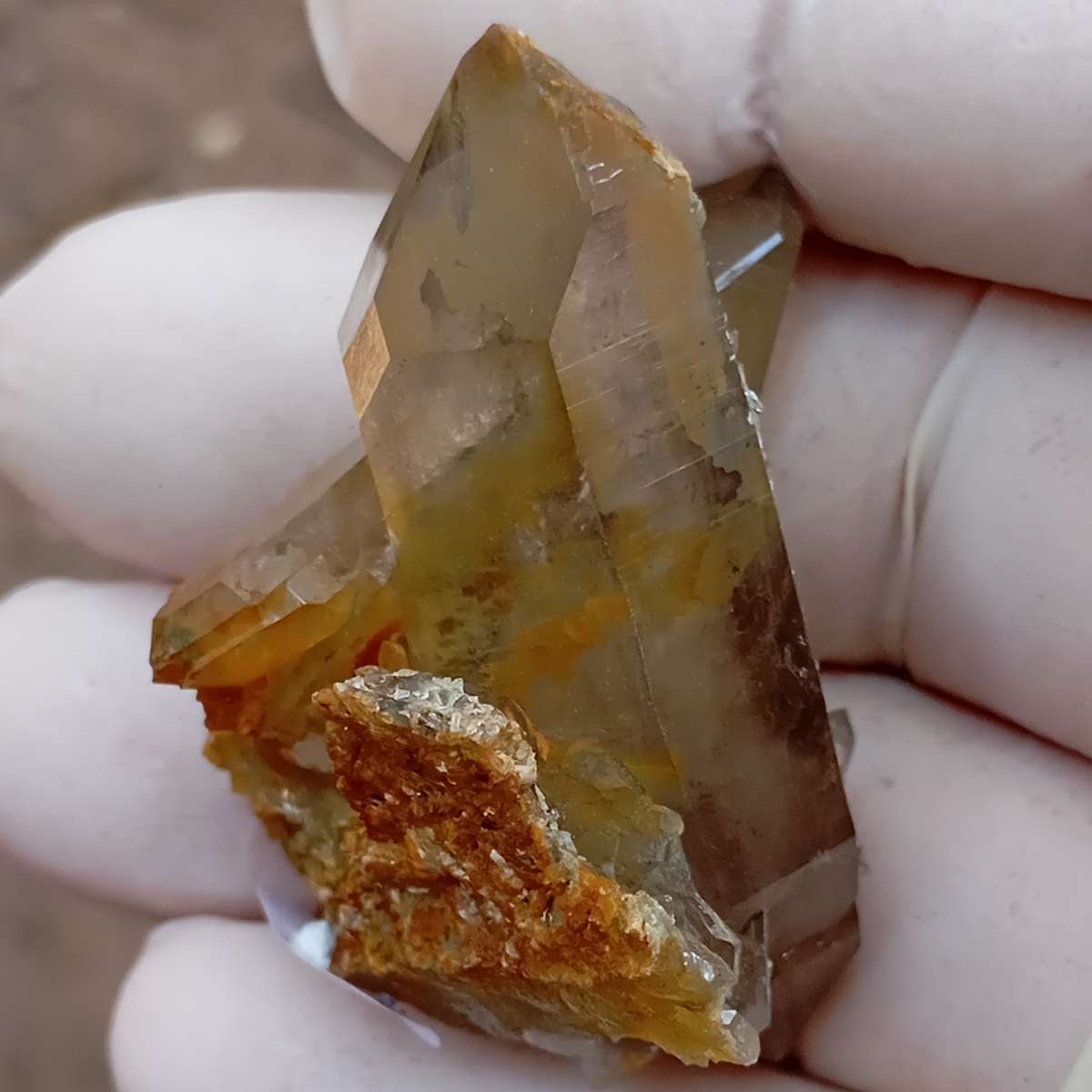 Hematite quartz - Orange River Steinkopf N Cape South Africa