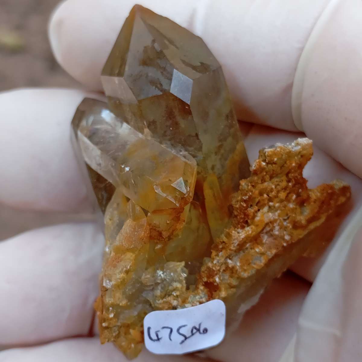 Hematite quartz - Orange River Steinkopf N Cape South Africa