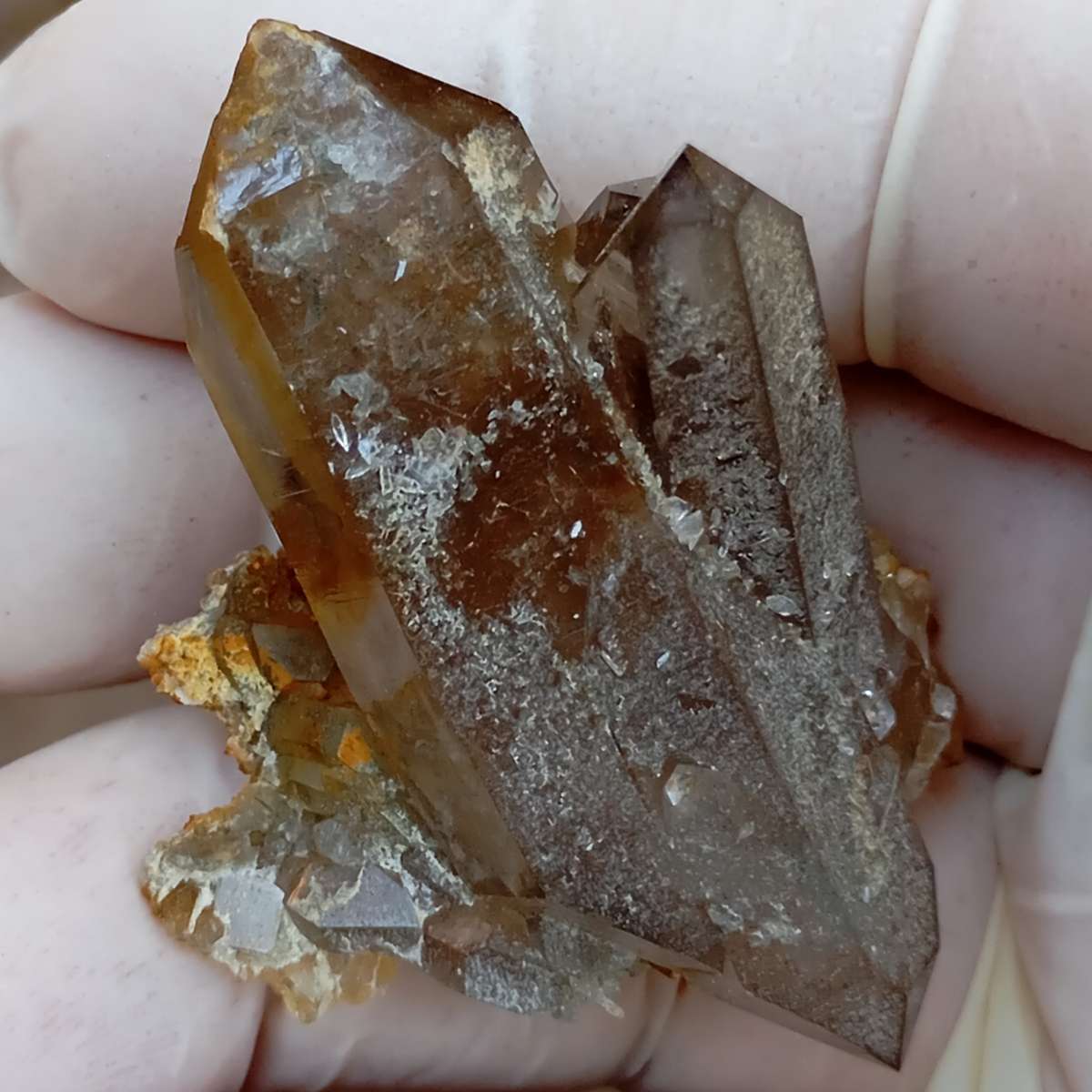 Hematite quartz - Orange River Steinkopf N Cape South Africa