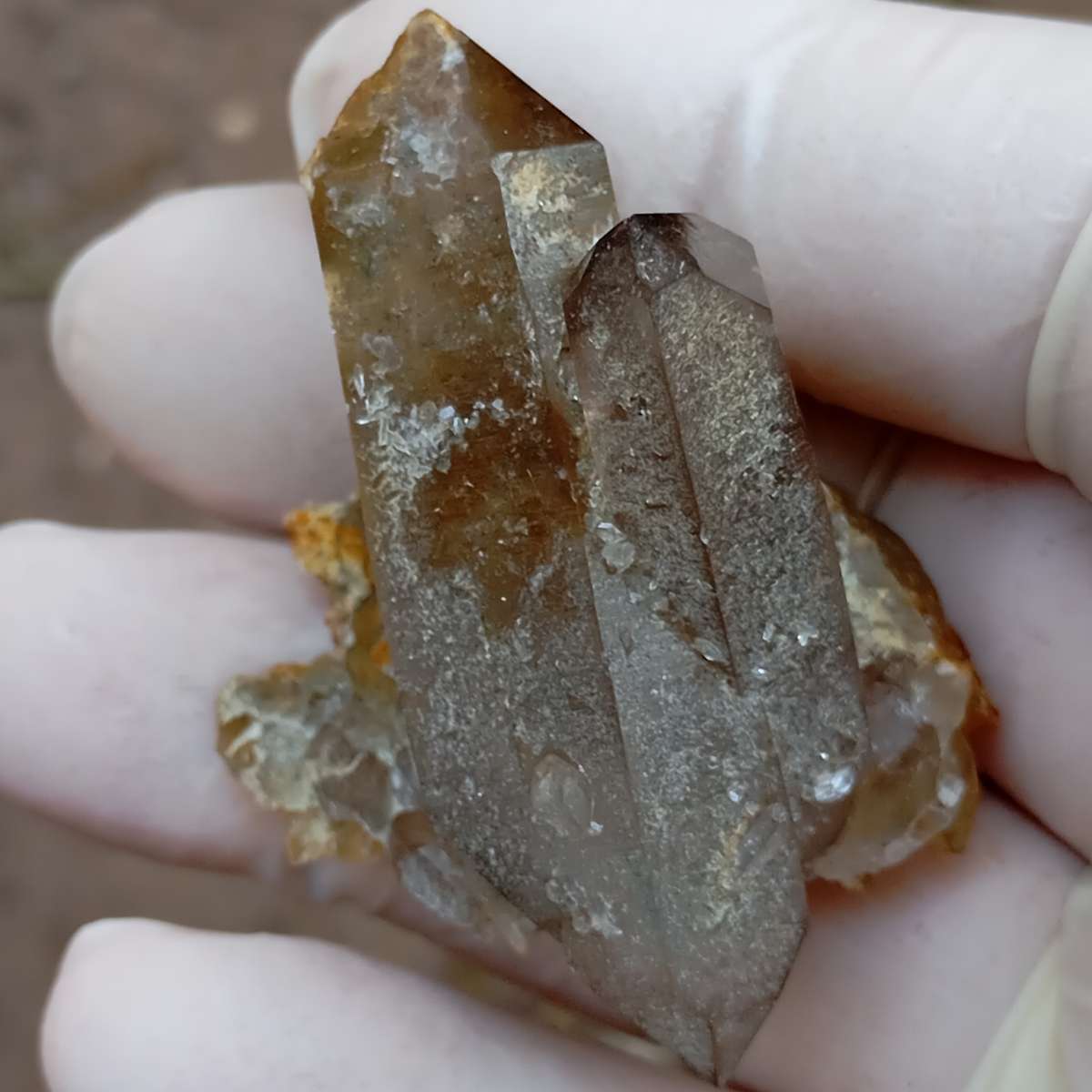 Hematite quartz - Orange River Steinkopf N Cape South Africa