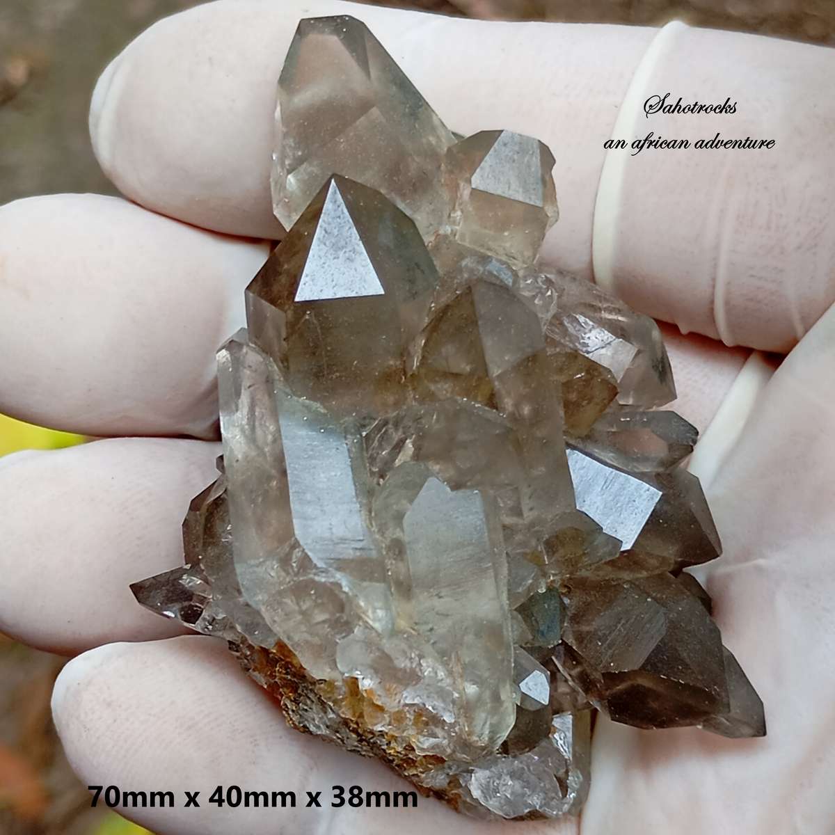 Hematite quartz - Orange River Steinkopf N Cape South Africa