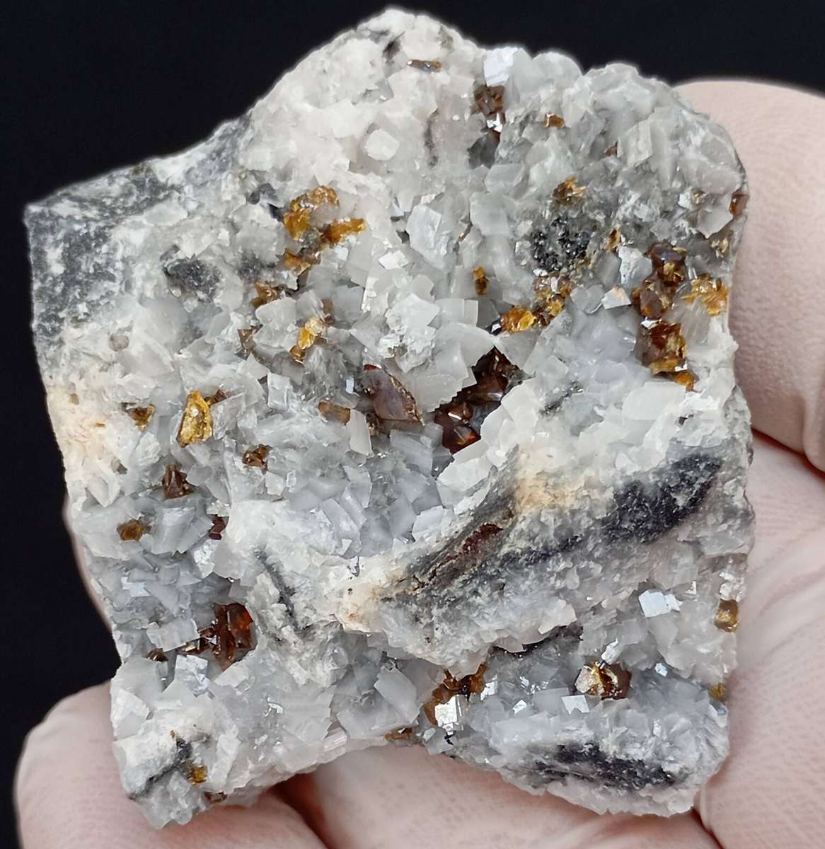 Sphalerite and dolomite - Pering mine South Africa