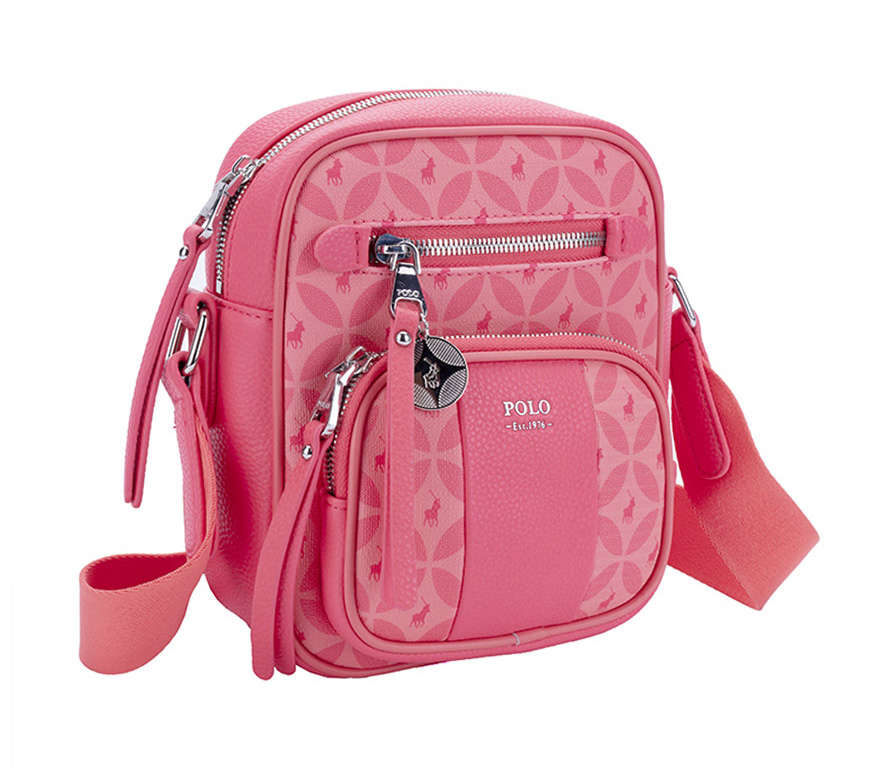 Polo Belize Crossbody Bag Coral Pink