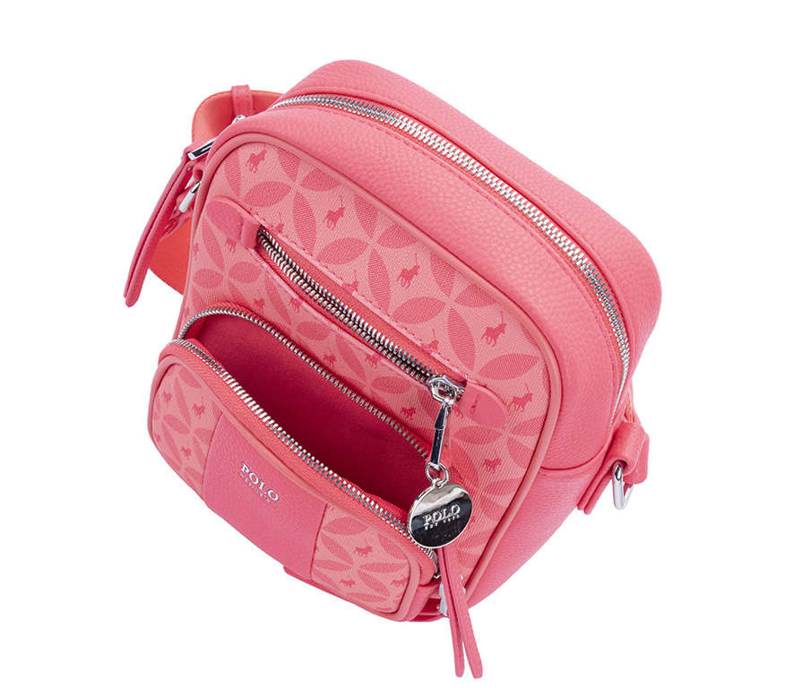 Polo Belize Crossbody Bag Coral Pink
