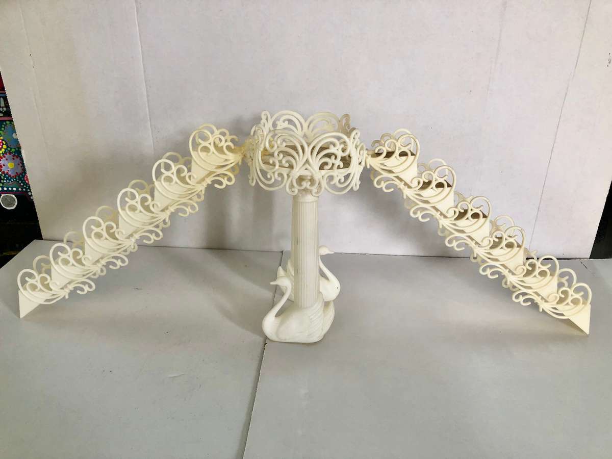 Swan Theme Cake Toppers from 1970's