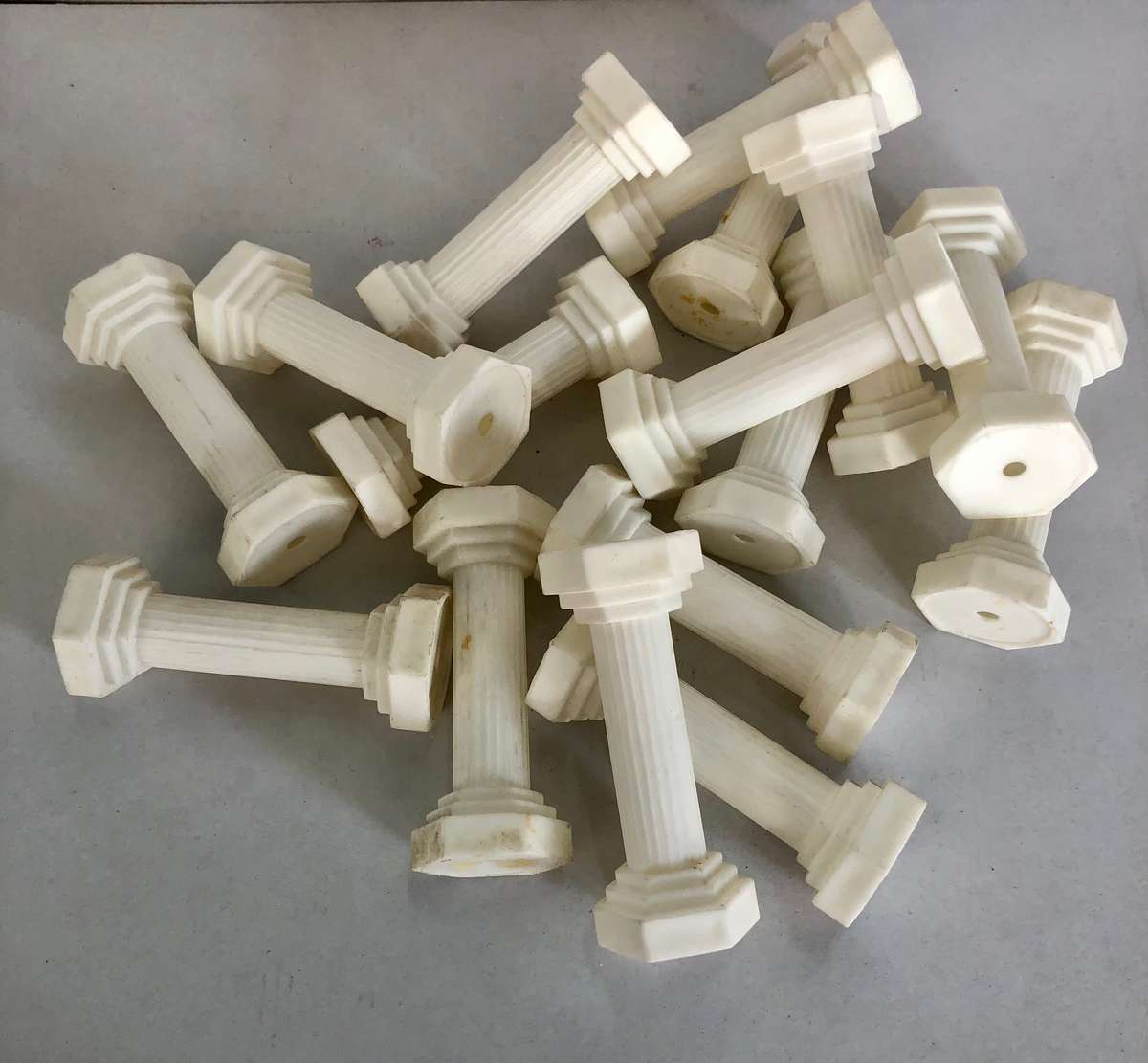 16 x Cake Decorating Pillars from 1970's