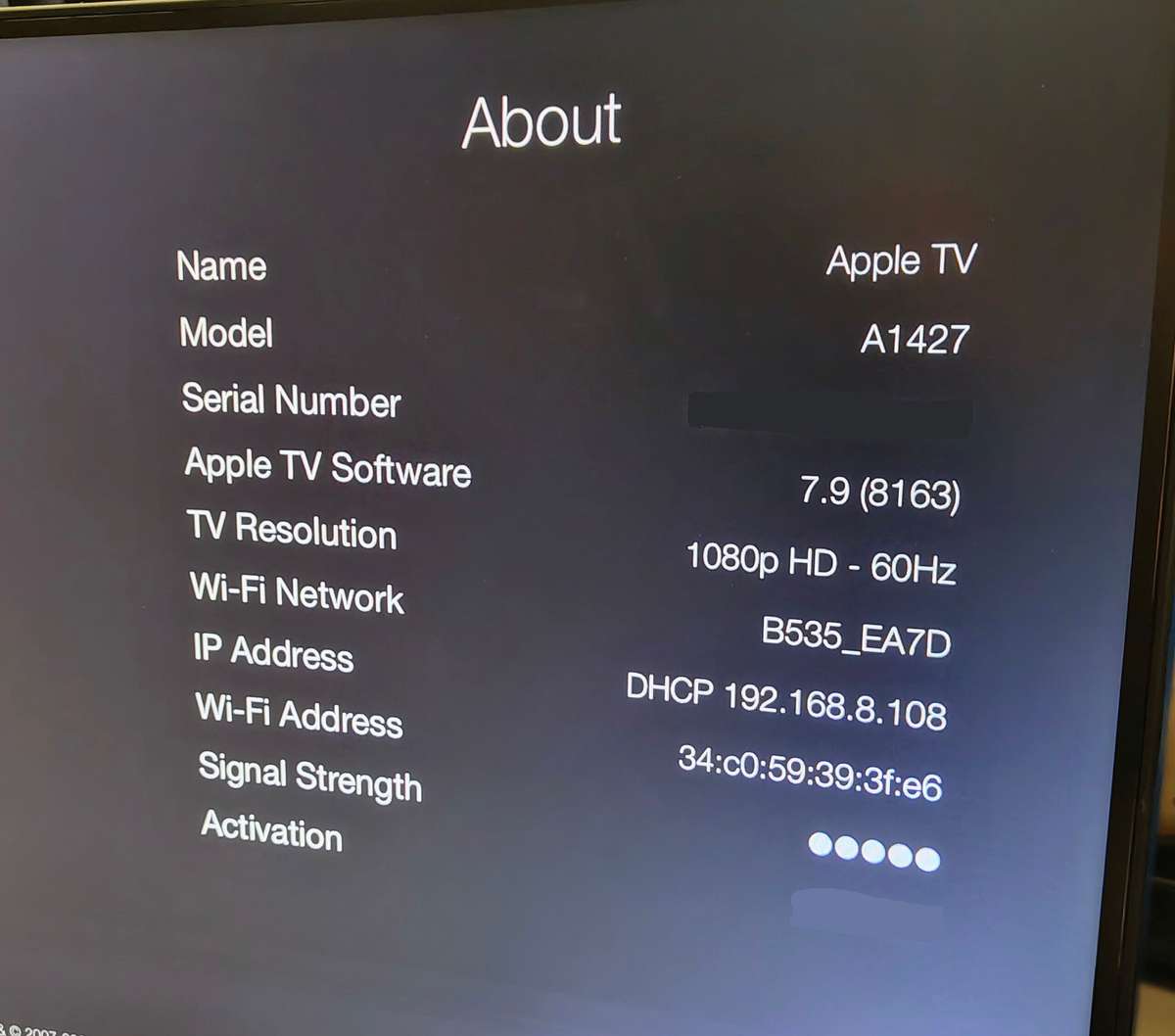 APPLE TV 3RD GEN BOXED