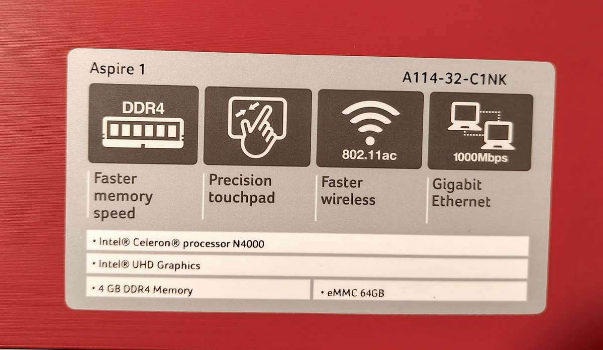 ACER ASPIRE 1 - NEW CONDITION