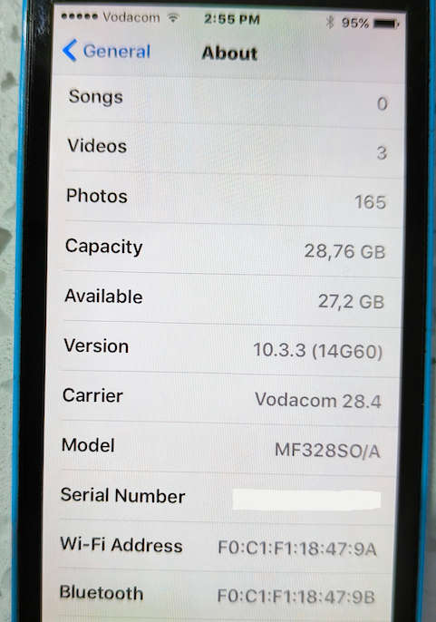 iPHONE 5C - 32GB - BLUE