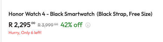 HONOR WATCH 4 SMART WATCH