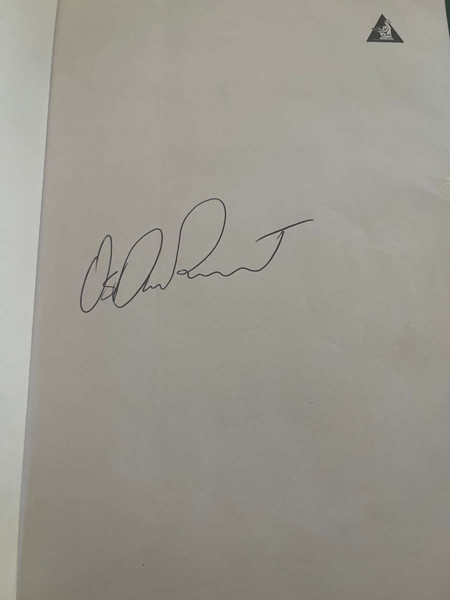 Rugby Book - *SIGNED* Os: Die outobiografie