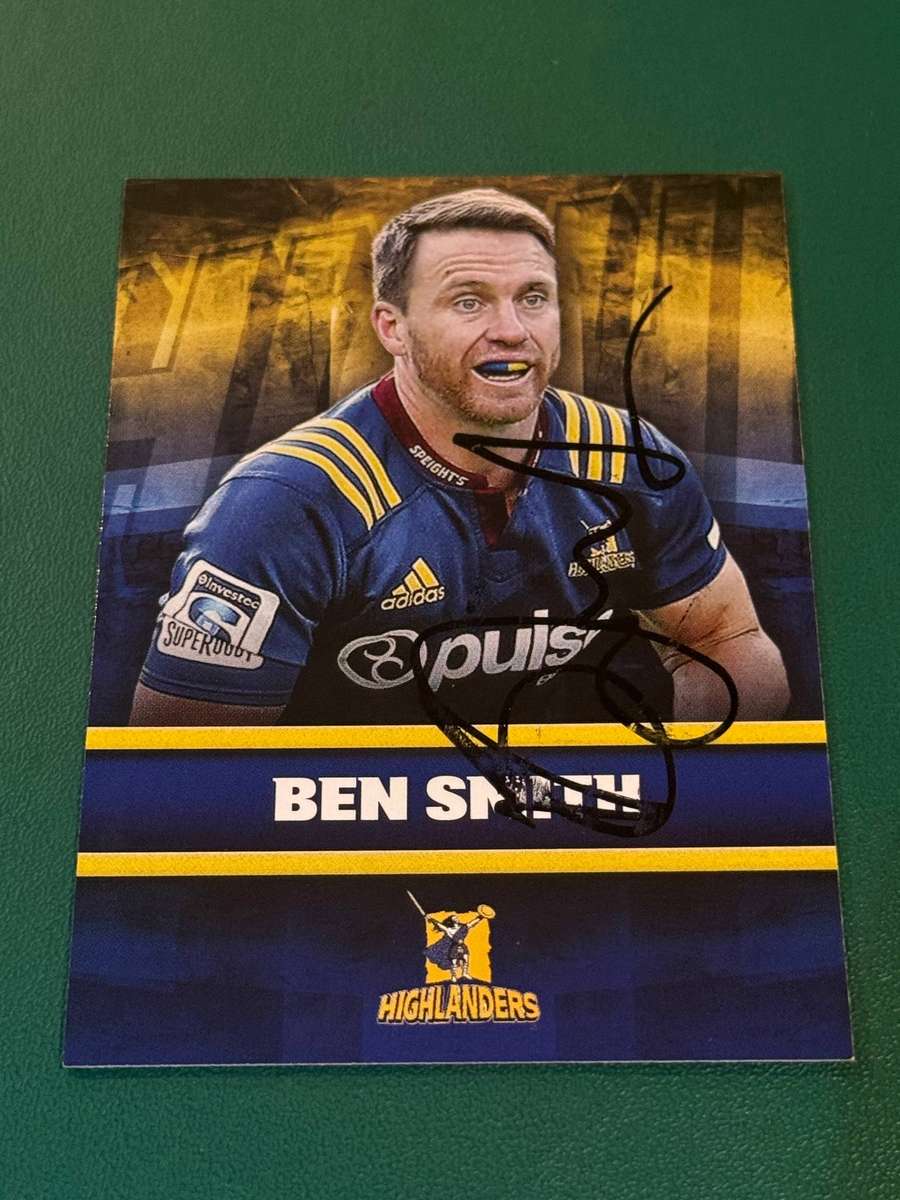 Rugby Card - *SIGNED* Ben Smith 2017 NZ Tap and Play Rugby Card