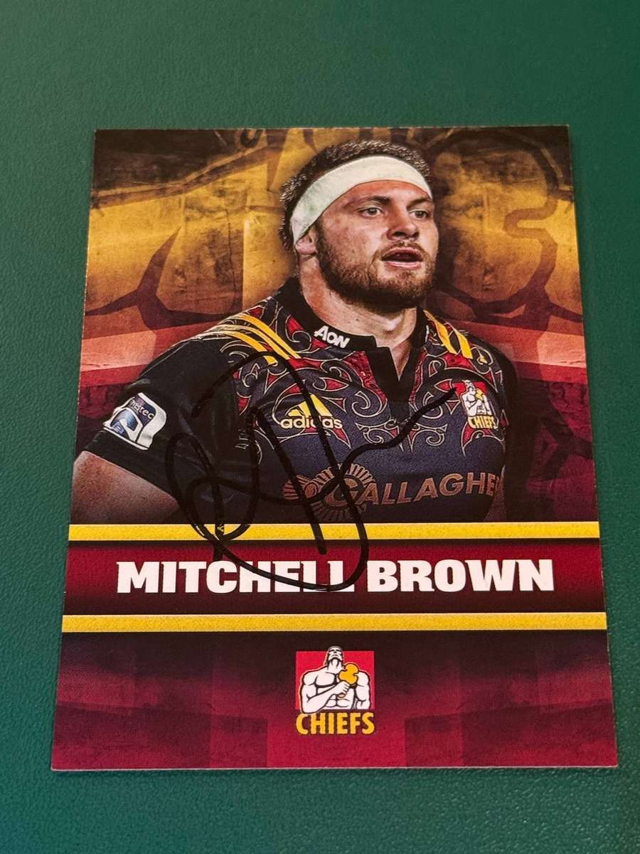 Rugby Card - *SIGNED* Mitchell Brown 2017 NZ Tap and Play Rugby Card