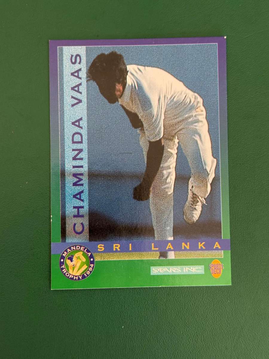 Cricket Card - Chaminda Vaas 1994 Sports Deck Cricket Card