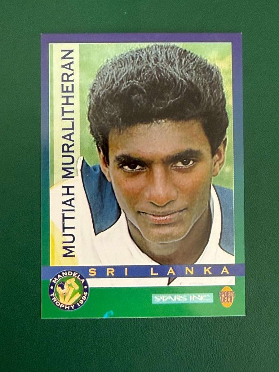 Cricket Card - Muttiah Muralitheran 1994 Sports Deck Cricket Card