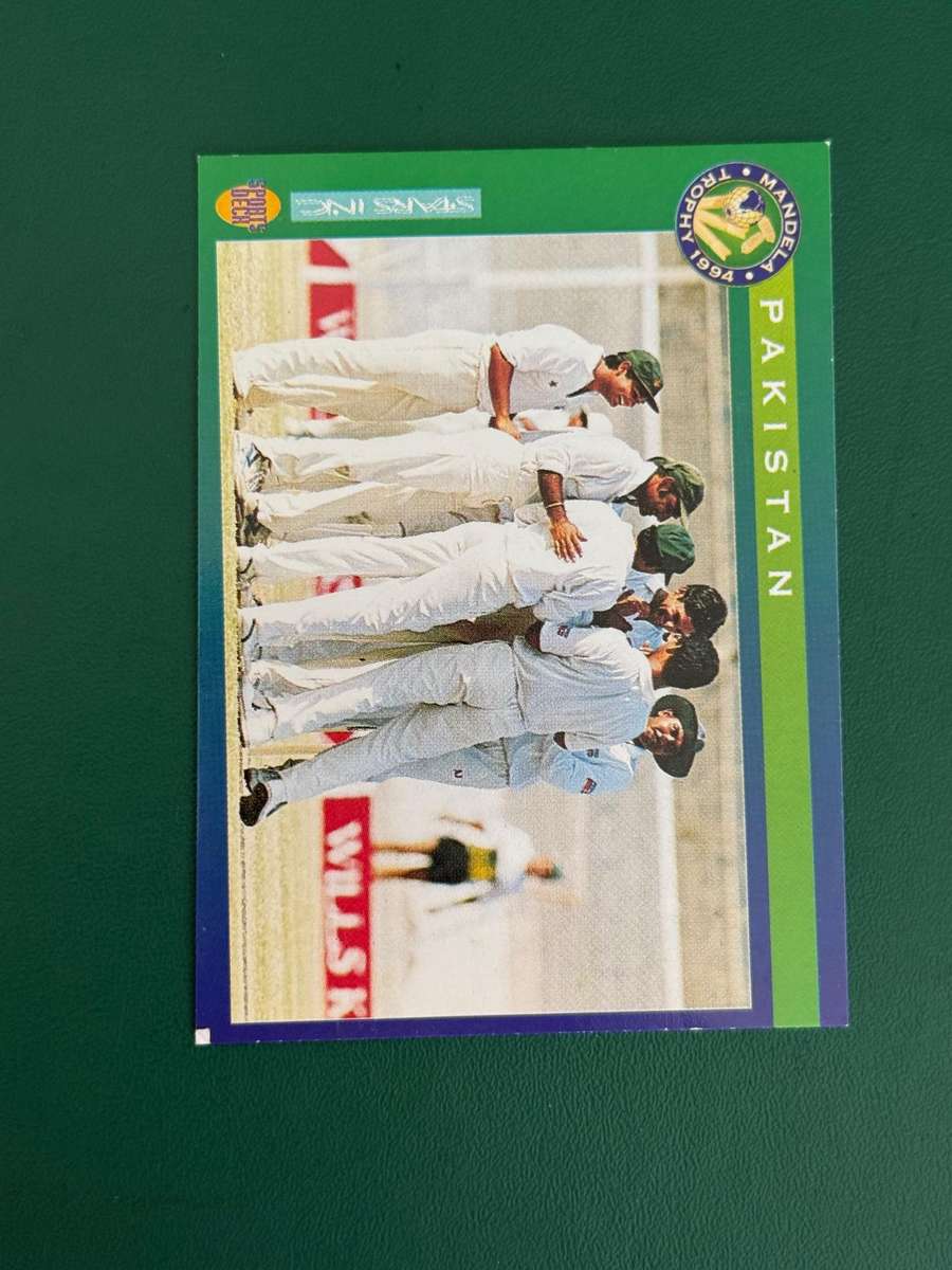 Cricket Card - Pakistan 1994 Sports Deck Cricket Card