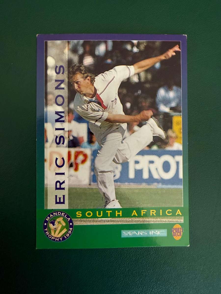 Cricket Card -  Eric Simons 1994 Sports Deck Cricket Card