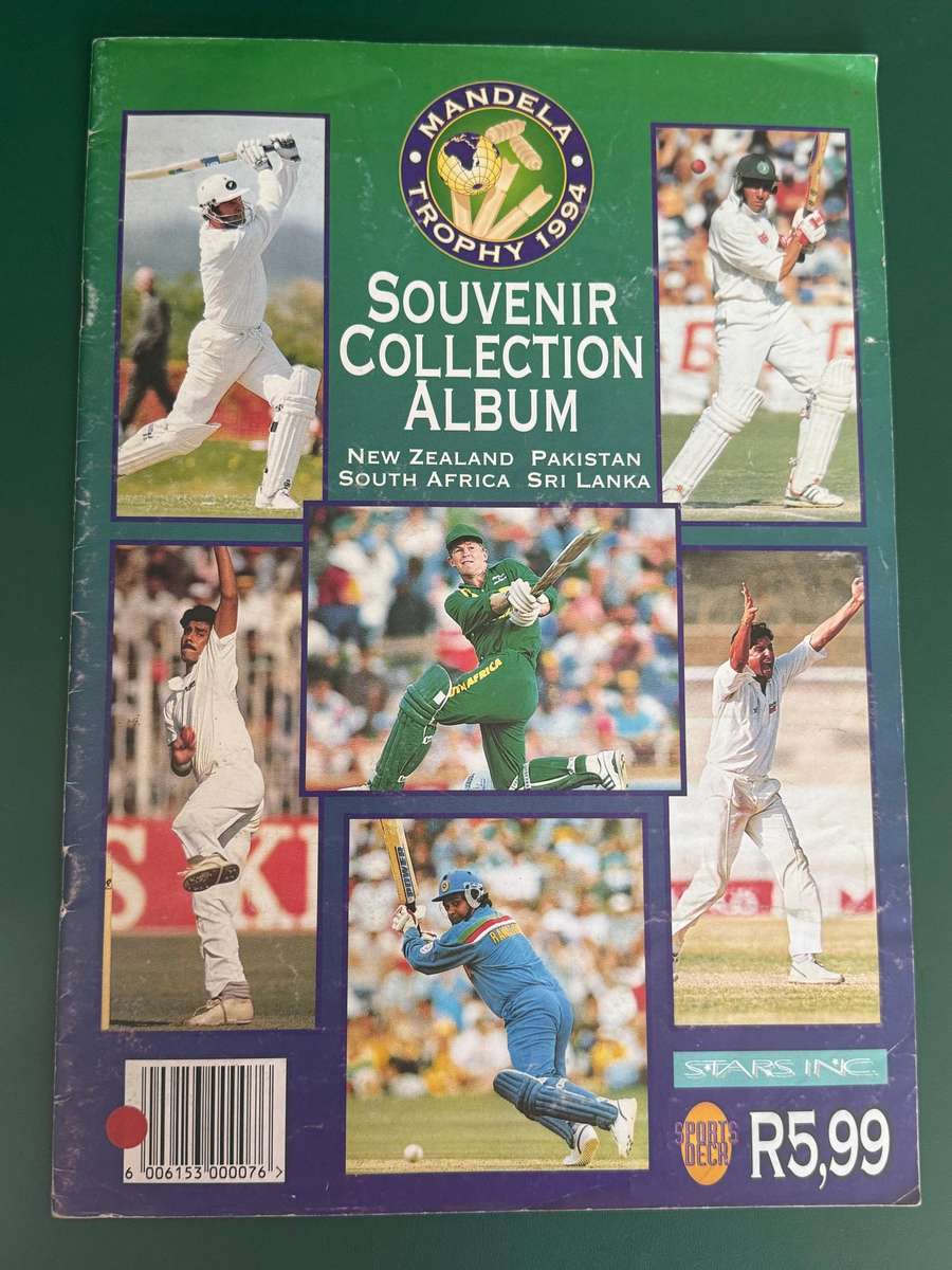 Cricket Card Album - 1994 Sports Deck Souvenir Collection Album (Mandela Trophy)