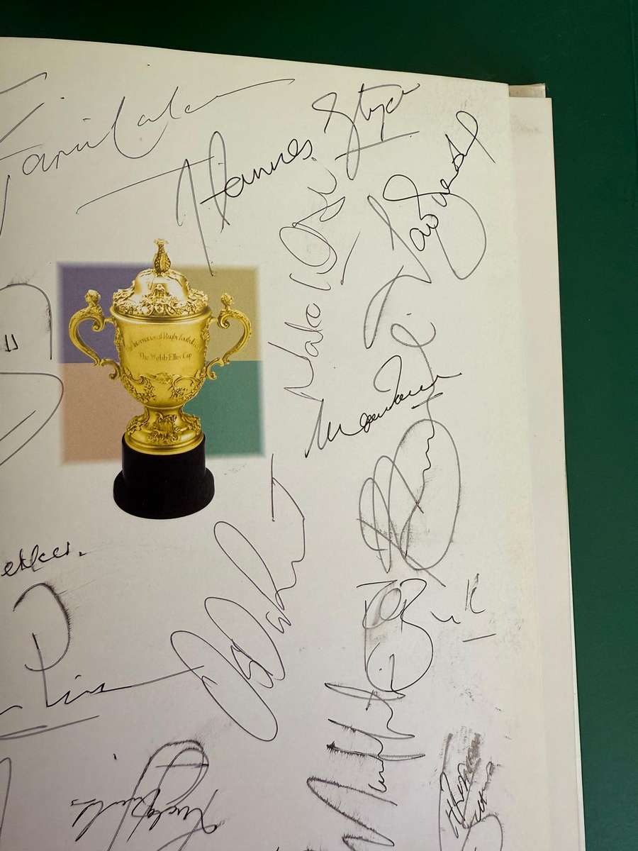 Rugby Book - *SIGNED* The Story of the Rugby World Cup South-Africa 1995