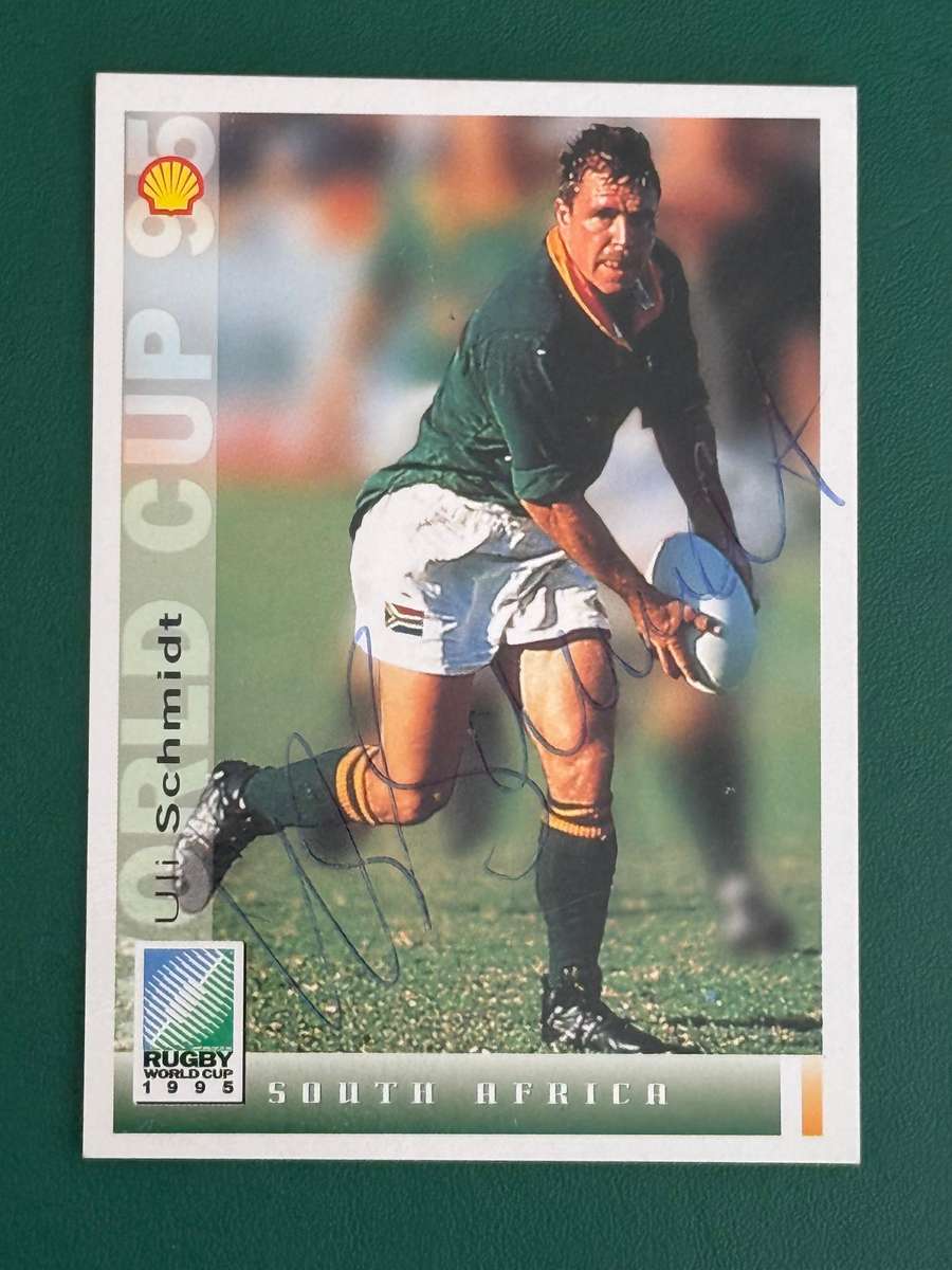 Rugby Card - *SIGNED* South-Africa Uli Schmidt Sports Deck Rugby Card