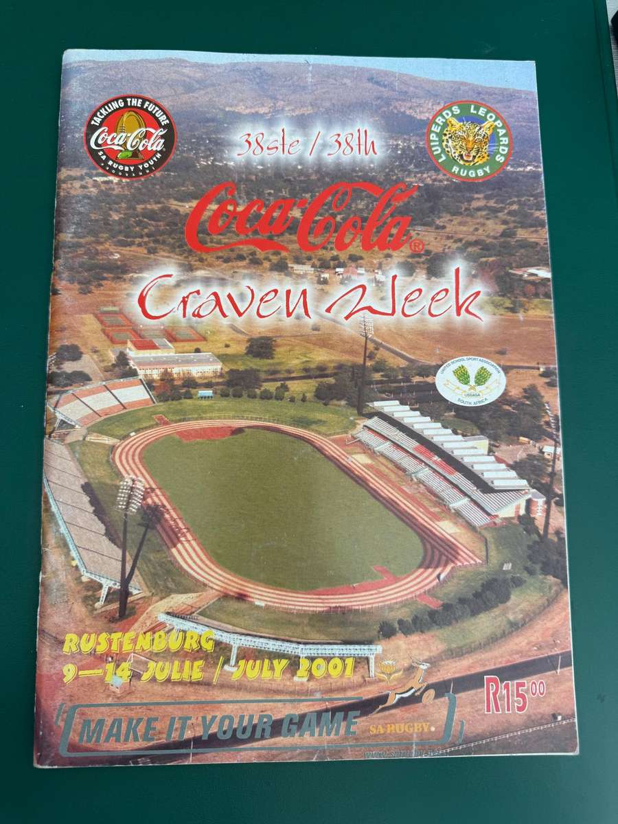 Rugby Programme - Craven Week 2001
