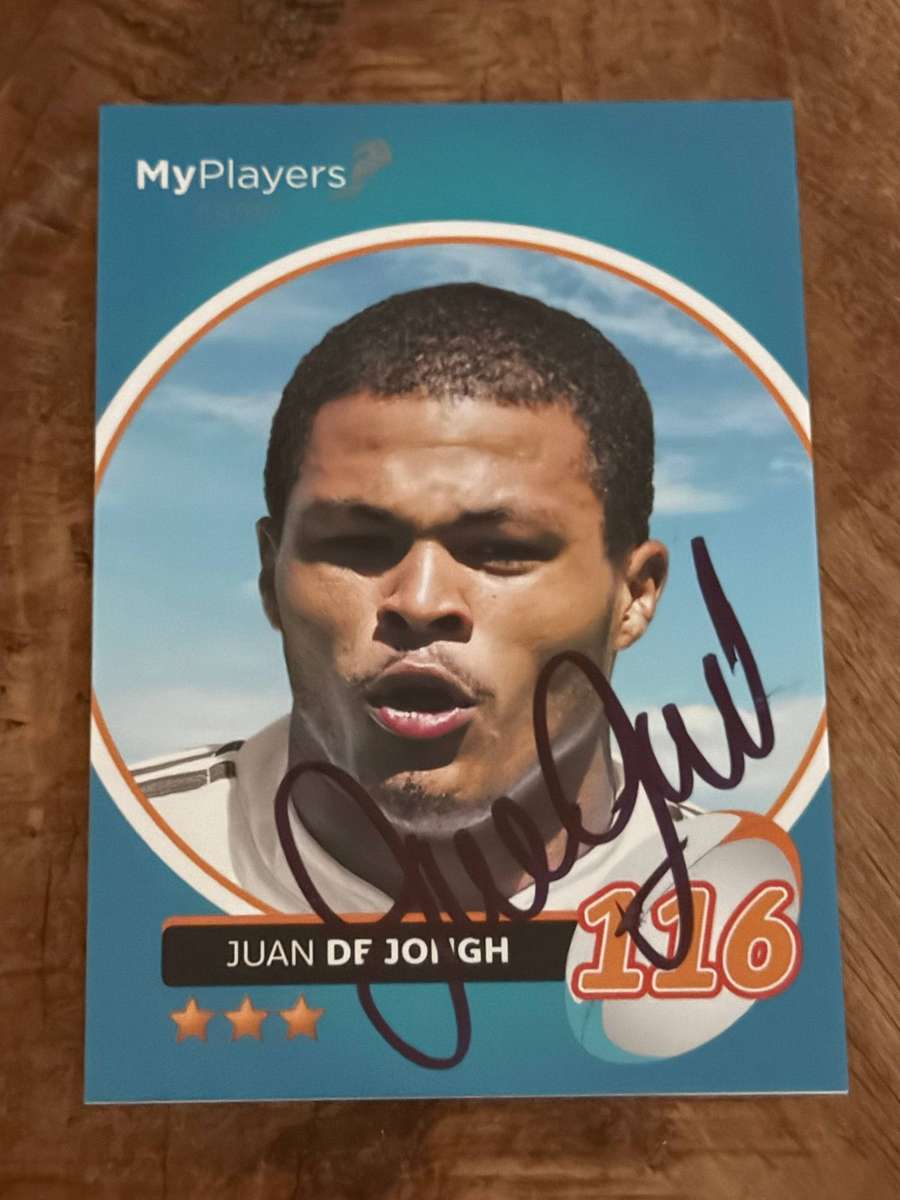 Rugby Card - *SIGNED* Juan de Jongh 2014 Big Ball Rugby Card