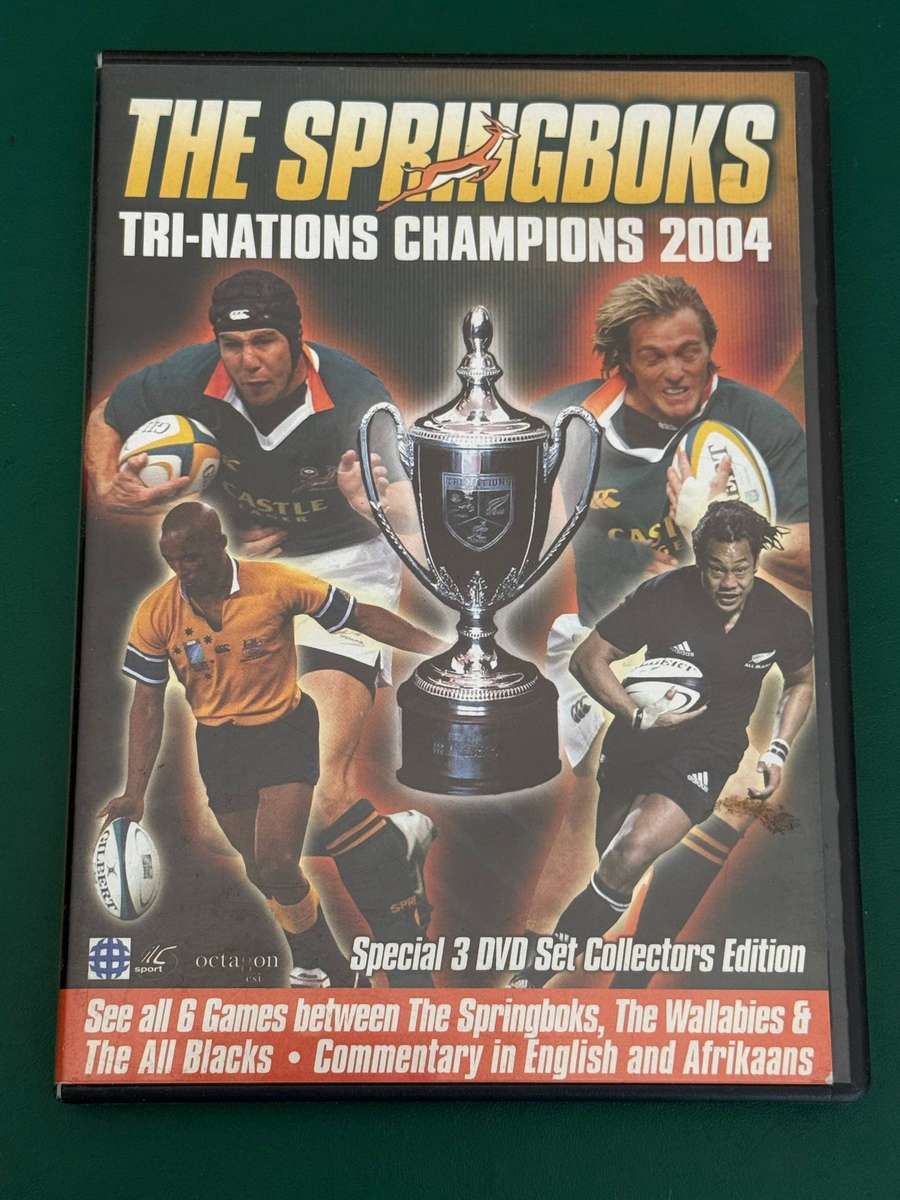 Rugby DVD - The Springboks : Tri Nations Champions 2004