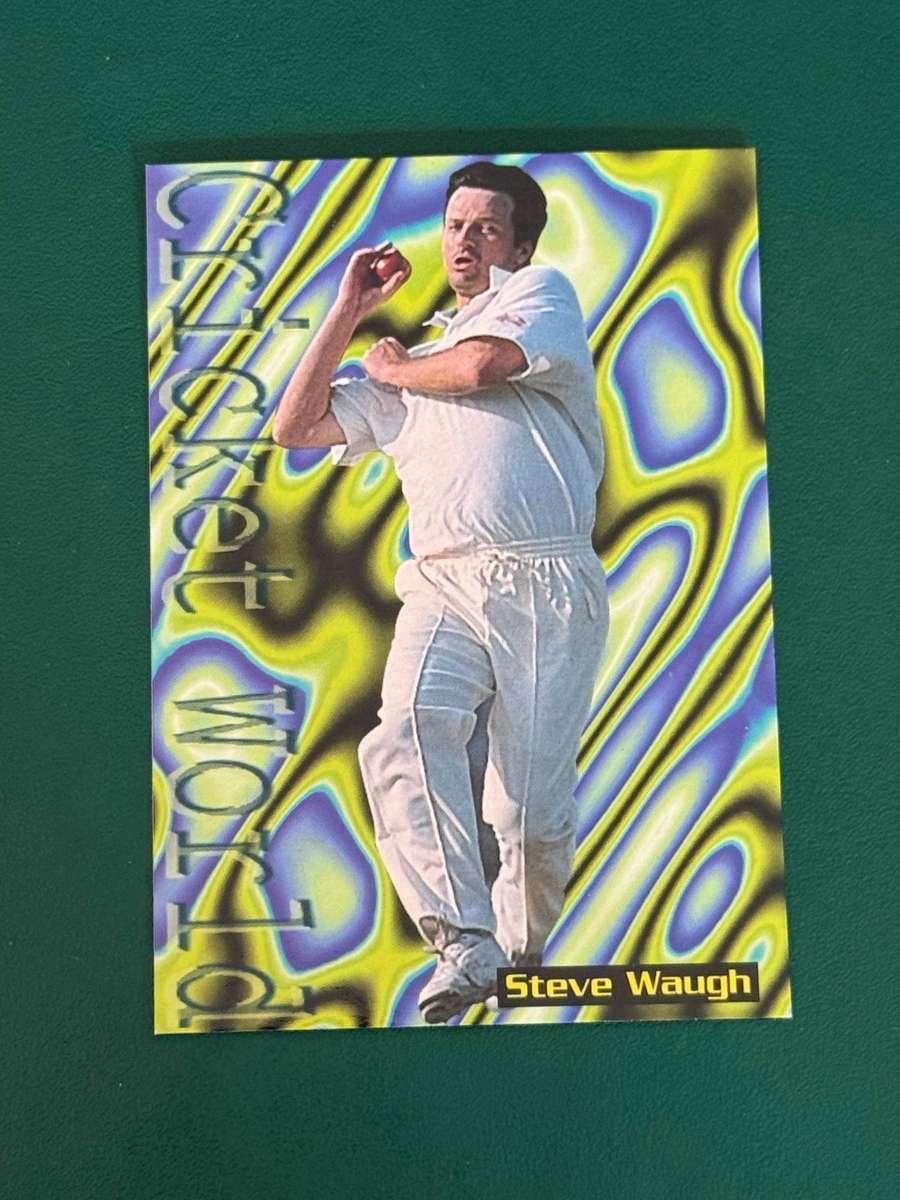 Cricket Card - Steve Waugh 1996 Sportsdeck Cricket Card