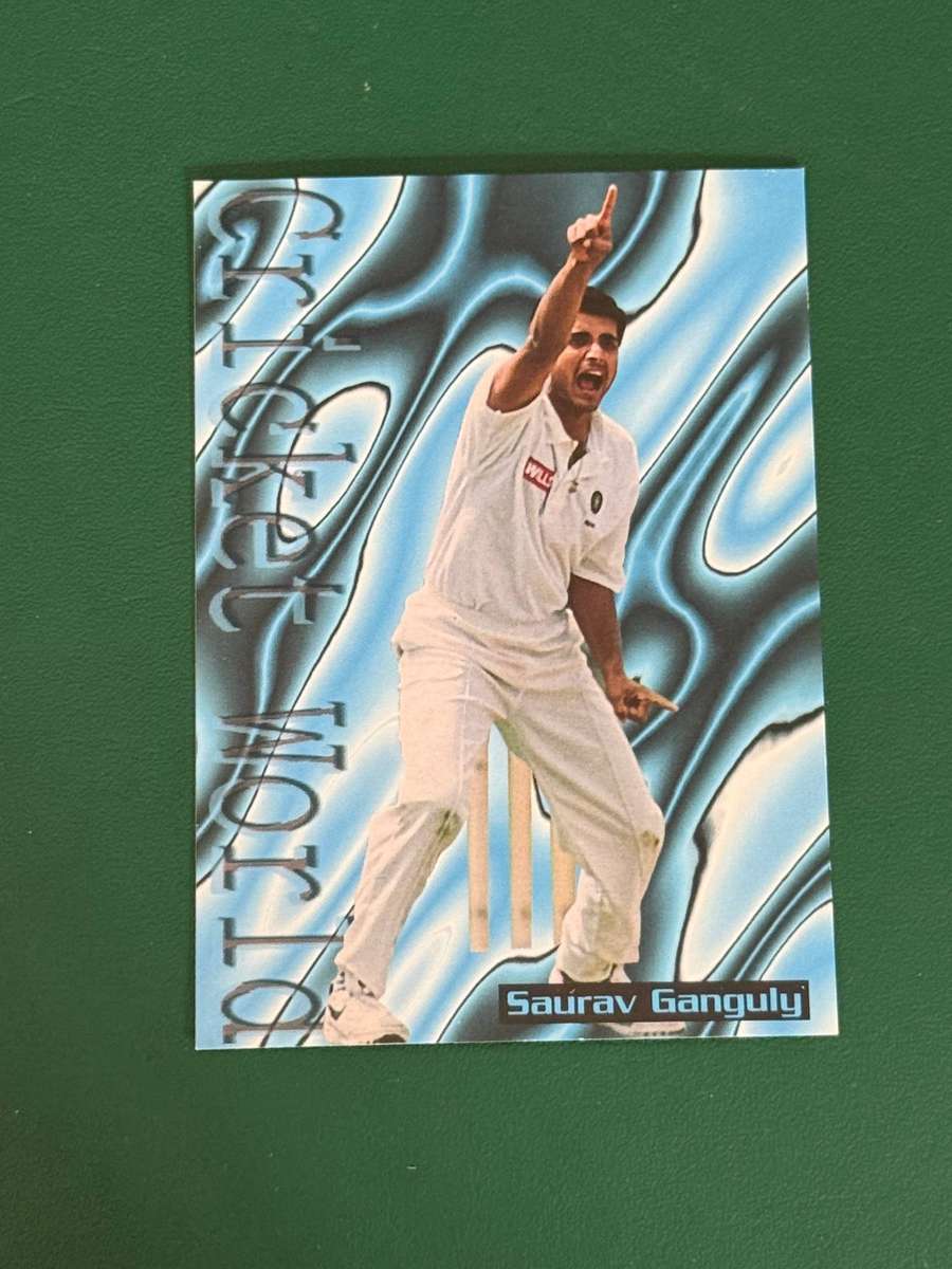 Cricket Card - Saurav Ganguly 1996 Sportsdeck Cricket Card