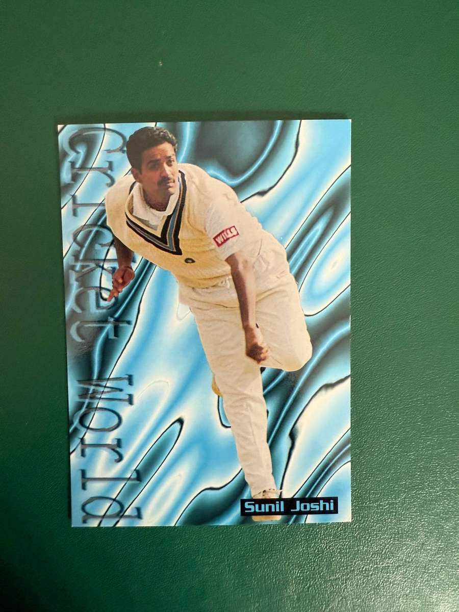 Cricket Card - Sunil Joshi 1996 Sportsdeck Cricket Card