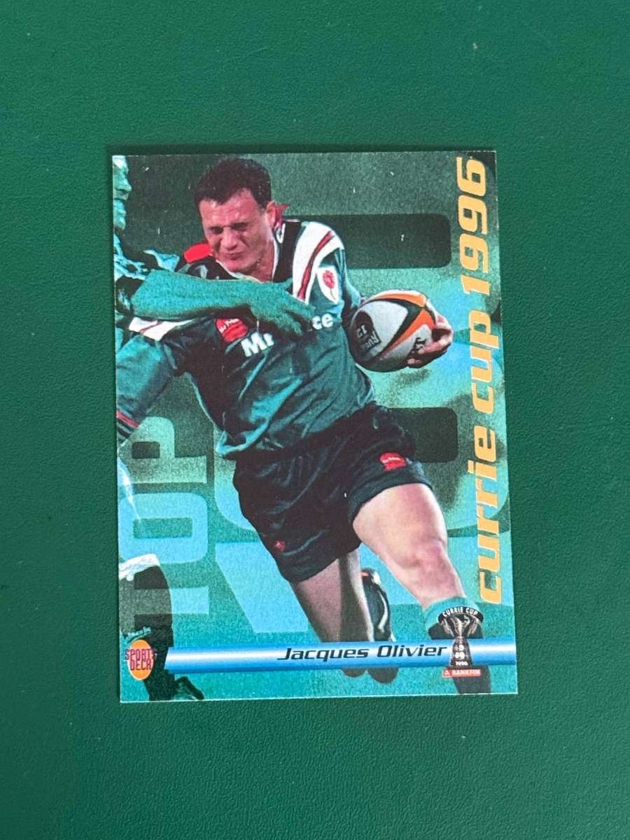 Rugby Card - Jacques Olivier 1996 Sports Deck Rugby Card