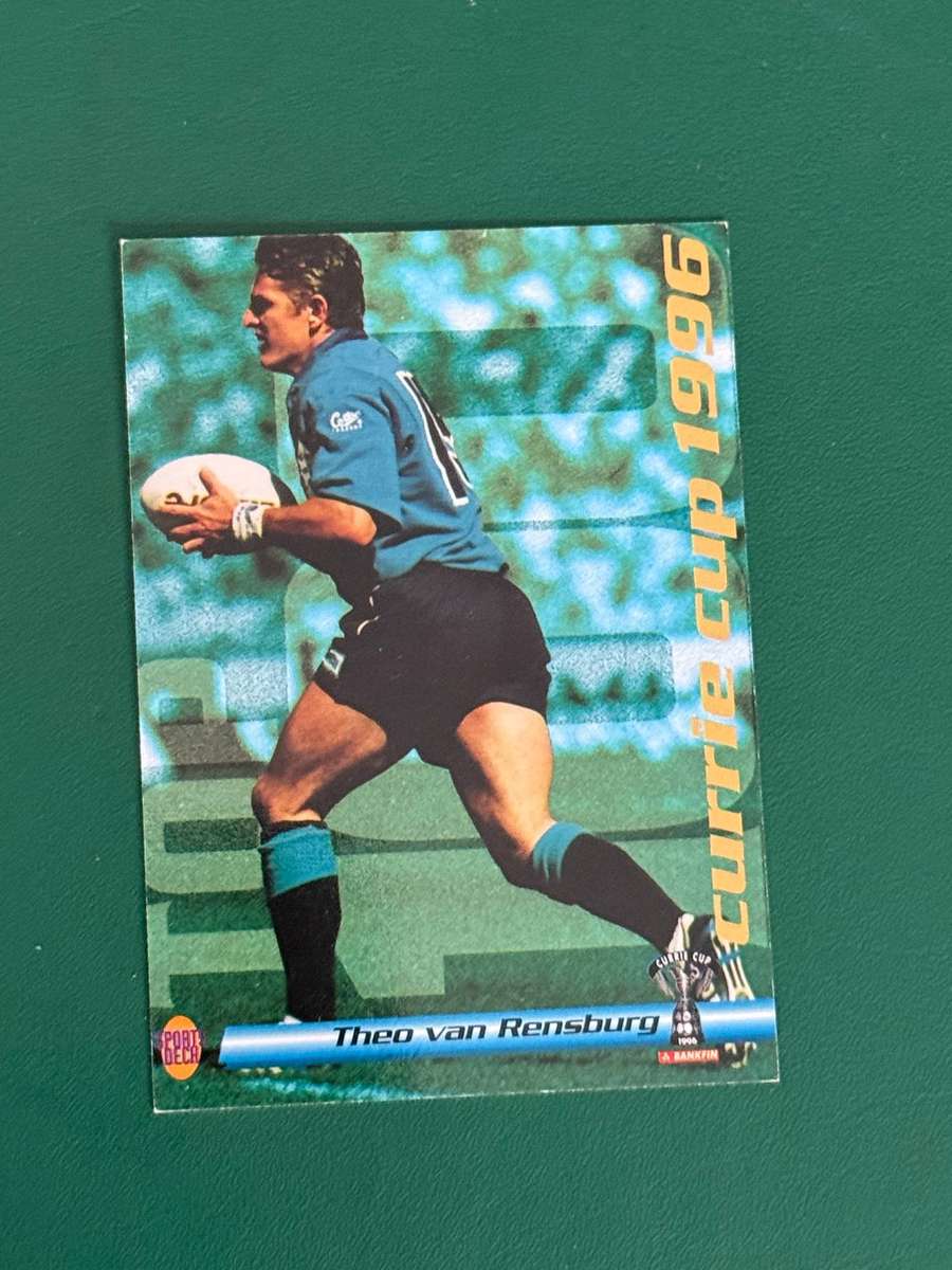 Rugby Card - Theo van Rensburg 1996 Sports Deck Rugby Card