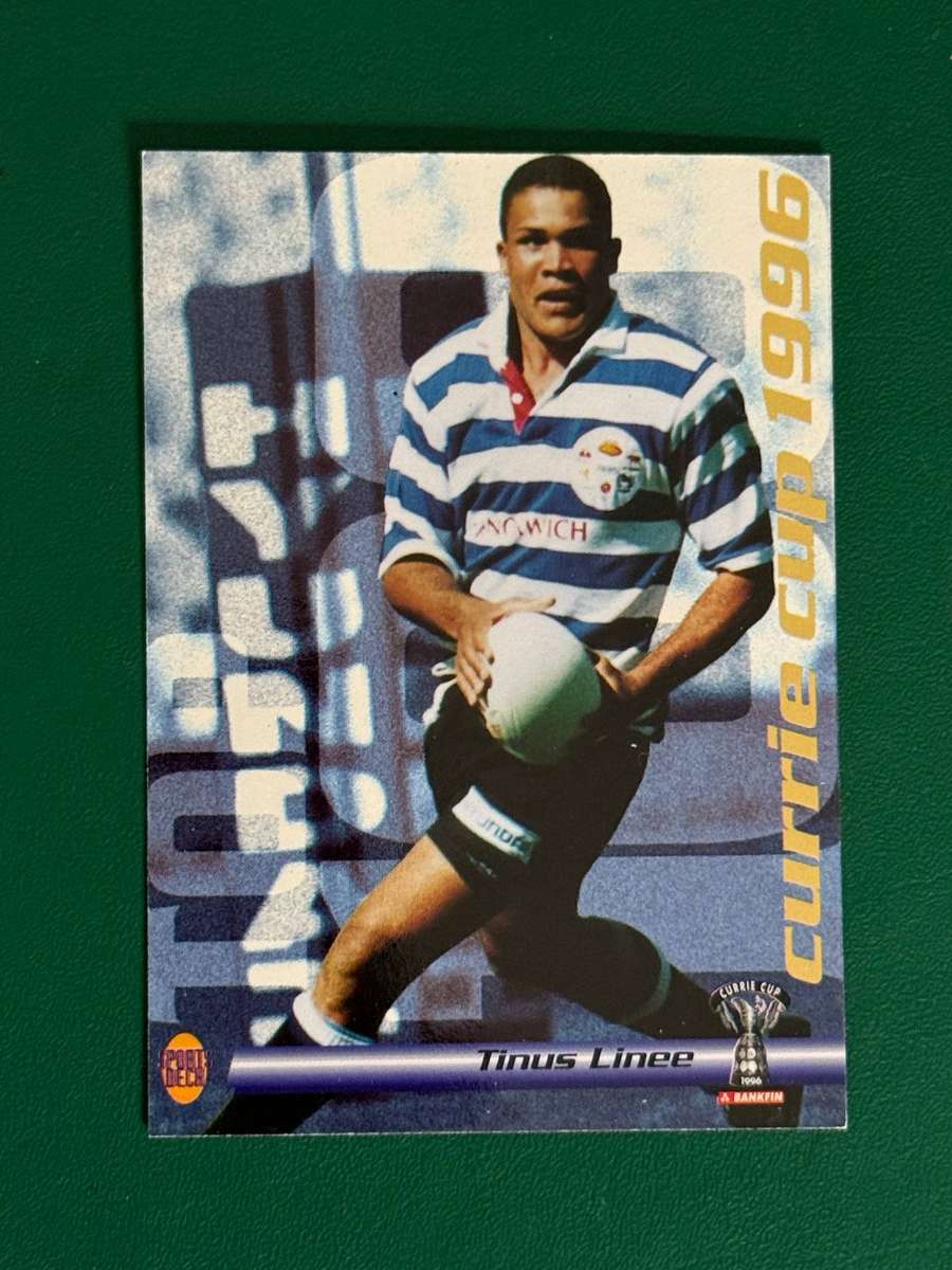 Rugby Card - Tinus Linee 1996 Sports Deck Rugby Card