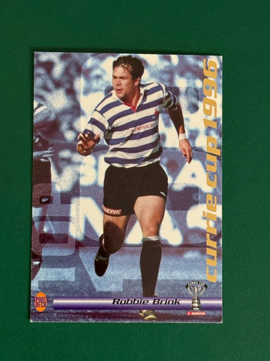 Rugby Card - Robbie Brink 1996 Sports Deck Rugby Card
