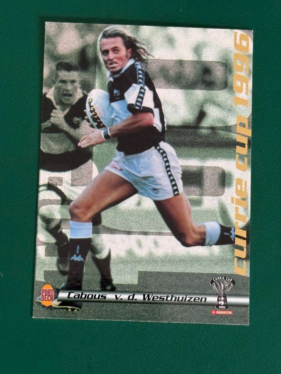 Rugby Card - Cabous van der Westhuizen 1996 Sports Deck Rugby Card
