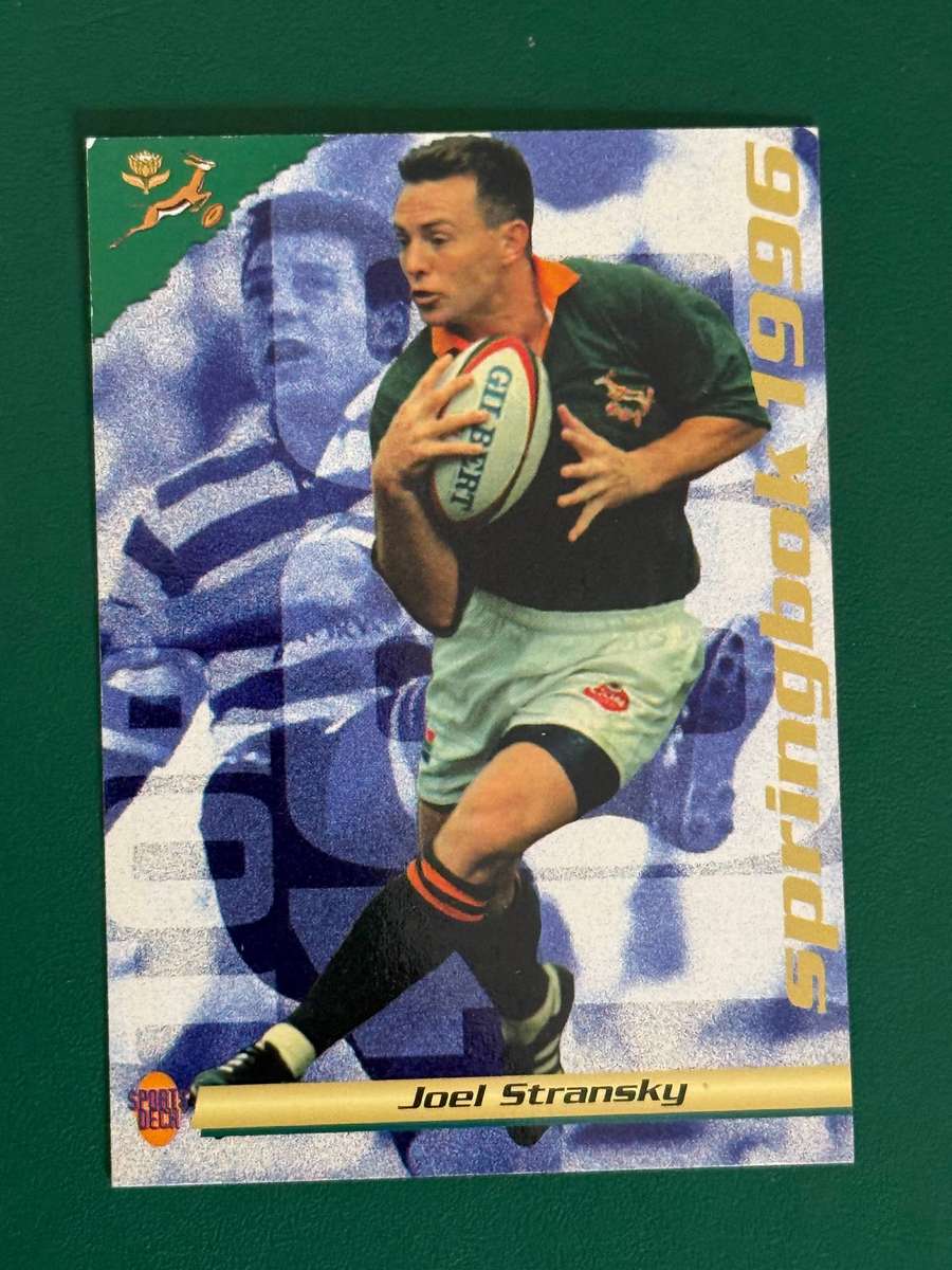 Rugby Card - Joël Stransky 1996 Sports Deck Rugby Card