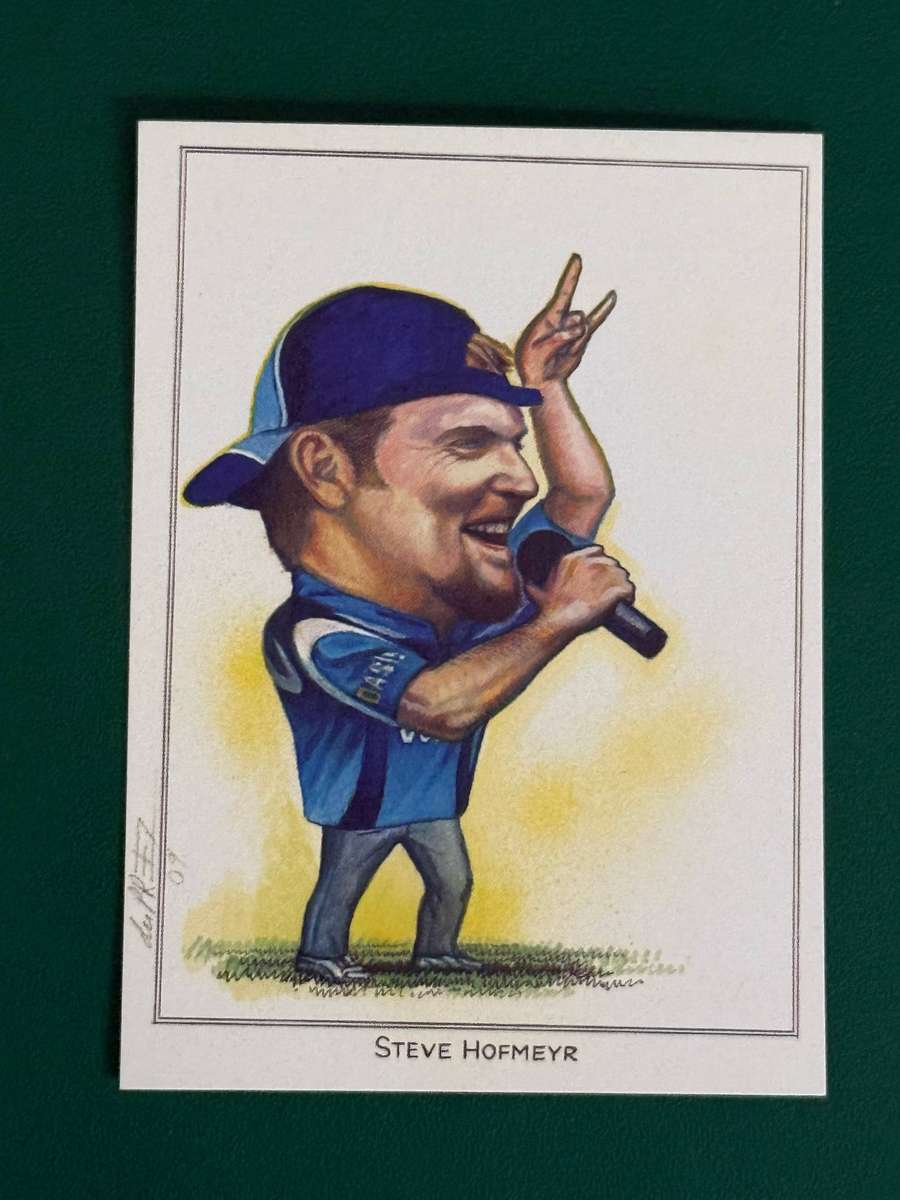 Rugby Card - Steve Hofmeyer Sketch Card (6.5cm by 8.5cm)