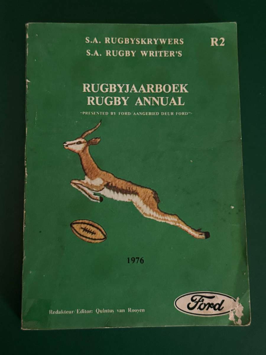 Rugby - SA Rugby Annual 1976