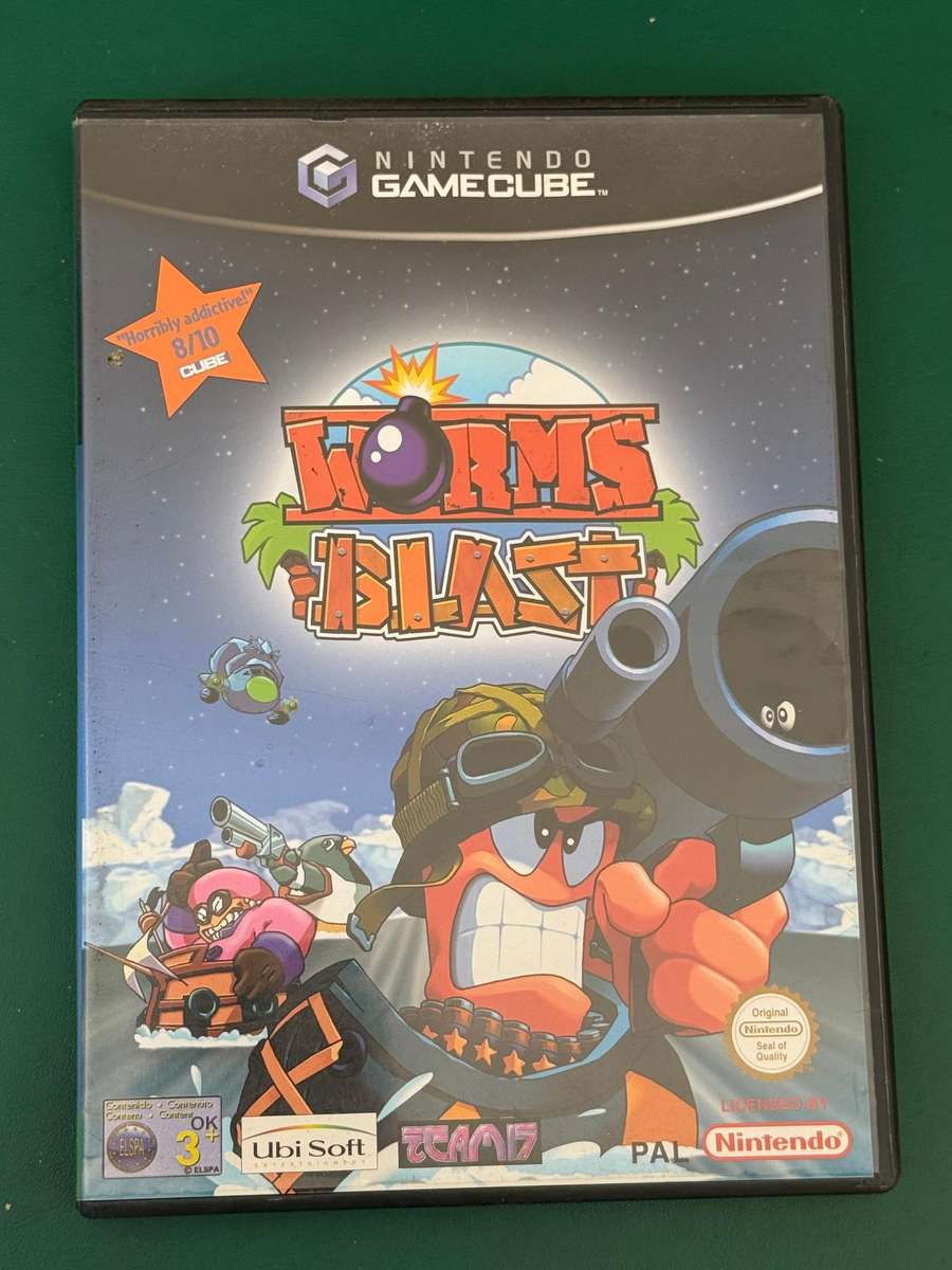 Retro Game - Nintendo Gamecube:  Worms Blast