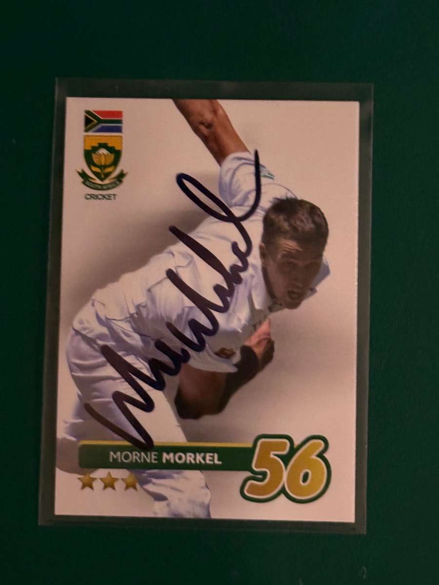 Cricket Card - *SIGNED* Morne Morkel 2014 Big Ball Cricket Card